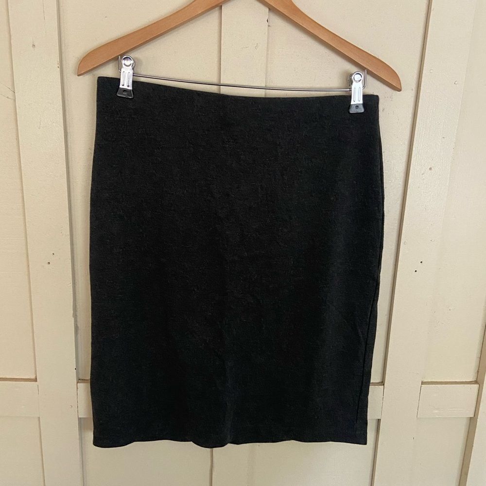 Philosophy grey skirt zipper back closure size 10